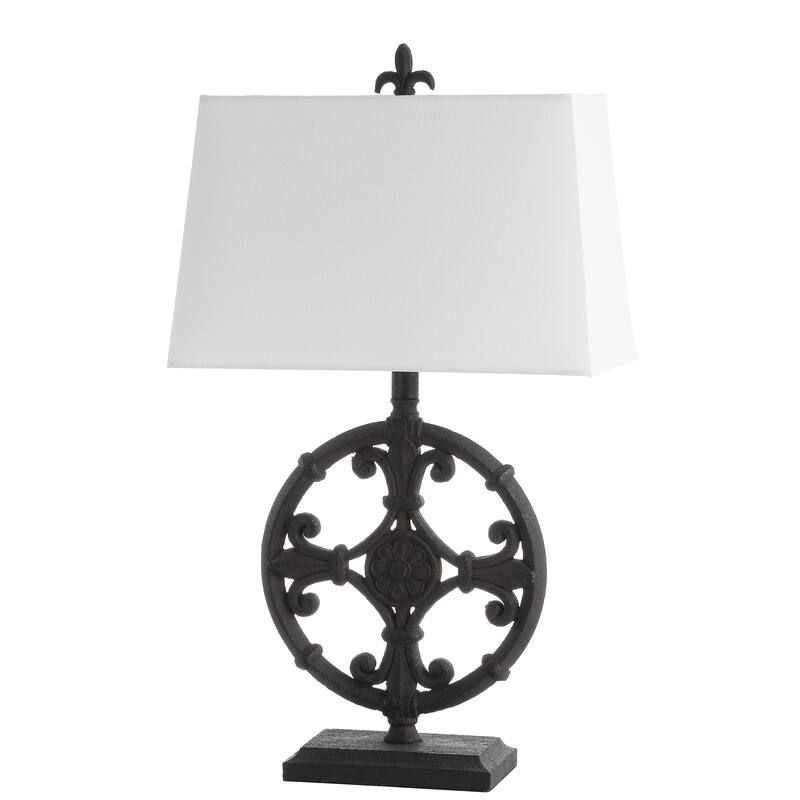 SAFAVIEH Lighting 28-inch Waylon Iron LED Table Lamp (Set of 2) - 16"W x 9"D x 28"H
