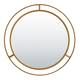 Glitzhome Oversized Iron-framed Round Wall Mirror