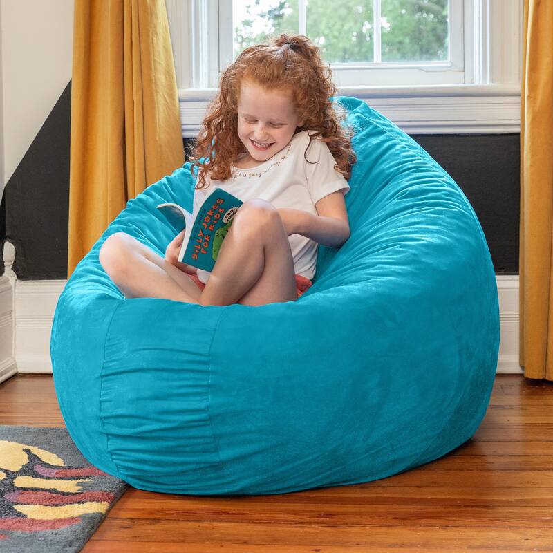 Jaxx 4 ft Cocoon Kids Bean Bag Chair and Crash Pad