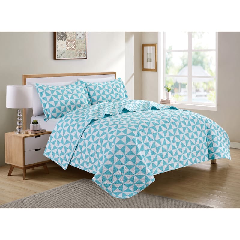 Retro Pinwheel Quilt Set - Christopher Knight Collection