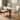 31.5 Inch Round Dining Table for 2-4, Solid Wood Circle Kitchen Table with Stainless Steel Pedestal, Sintered Stone Top