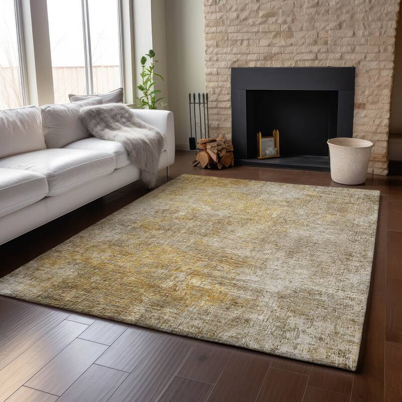 Premium Washable Super Soft Solid Abstract Mayfield Rug