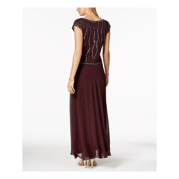 drop waist evening gown