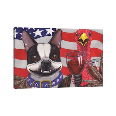 iCanvas "All American Wieners" by Catherine G McElroy Canvas Print