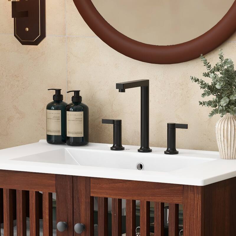 Bathroom Vanity with Sink, Bathroom Storage Cabinet with 2 Soft Close Doors, Bathroom Vanity Cabinet with 4 Iron Legs