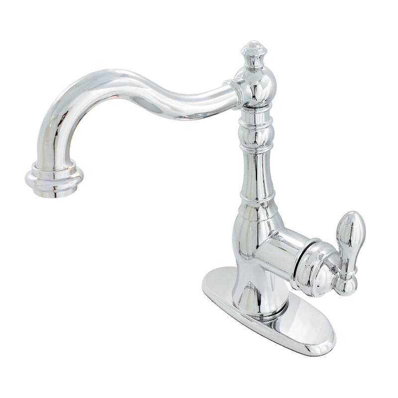 Kingston Brass American Classic 1.2 GPM Centerset Bathroom Faucet with - Polished Chrome