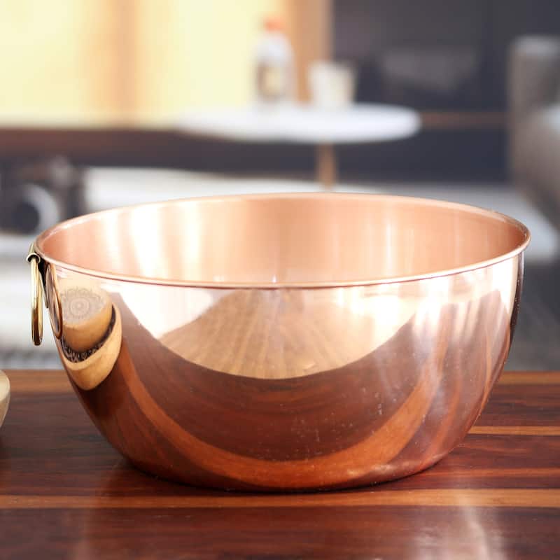 Novica Handmade Timeless Splendor Copper And Brass Bowl