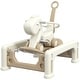 preview thumbnail 8 of 6, 5 in 1 Rocking Horse for Toddlers Years 1-6, Kids Spring Ride on Horse Balance Bike with Detachable Balance Board - Cream White