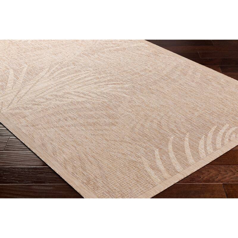 Livabliss Tuareg Coastal Leafy Outdoor Area Rug
