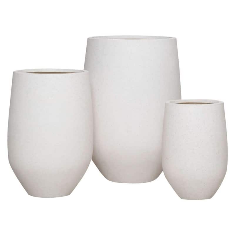 DreamPatio Garden Grove 1-Piece Fiberstone Planter