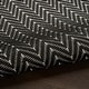 preview thumbnail 43 of 70, Nourison Horizon Indoor/Outdoor Chevron Area Rug 5' x 7' - Black