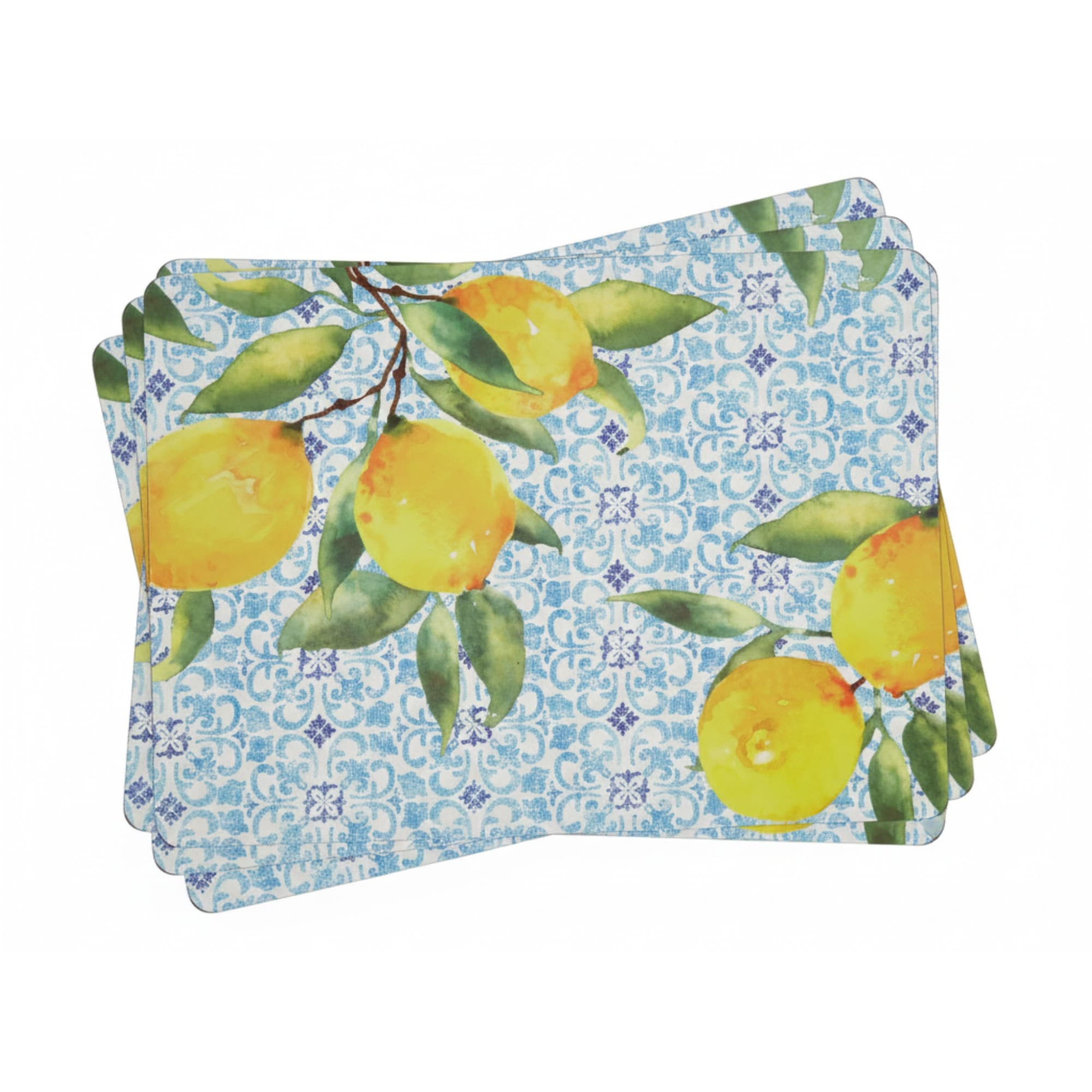 Portmeirion Set of 4 Amalfi Lemons Placemats - 12" x 16"