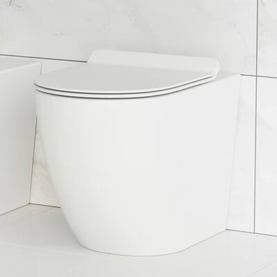 St. Tropez Back to Wall Concealed Tank Toilet Bowl