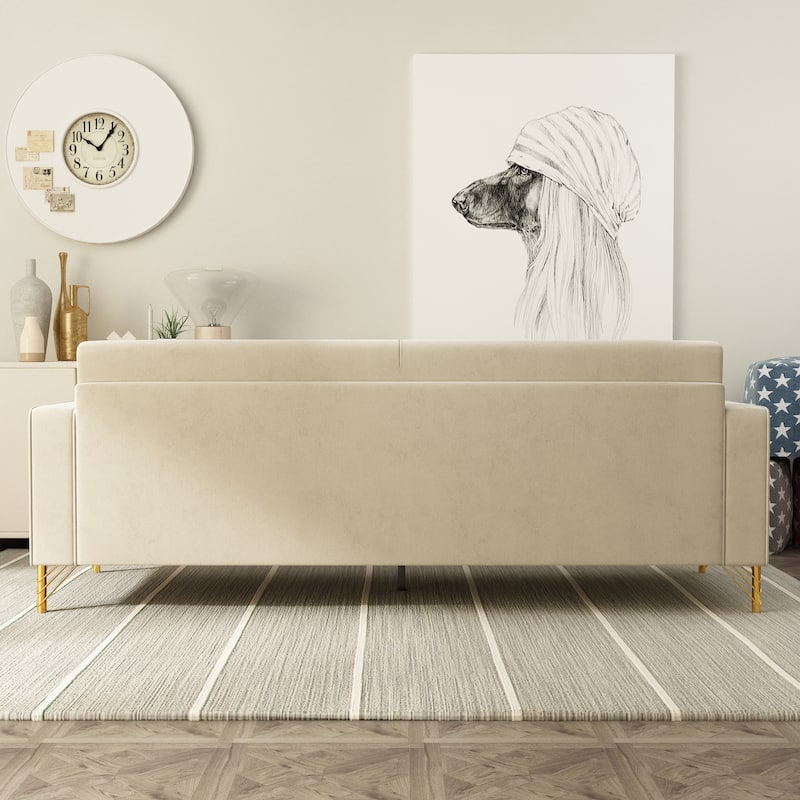 Velvet Loveseats, Comfortable Sofa for Living Room