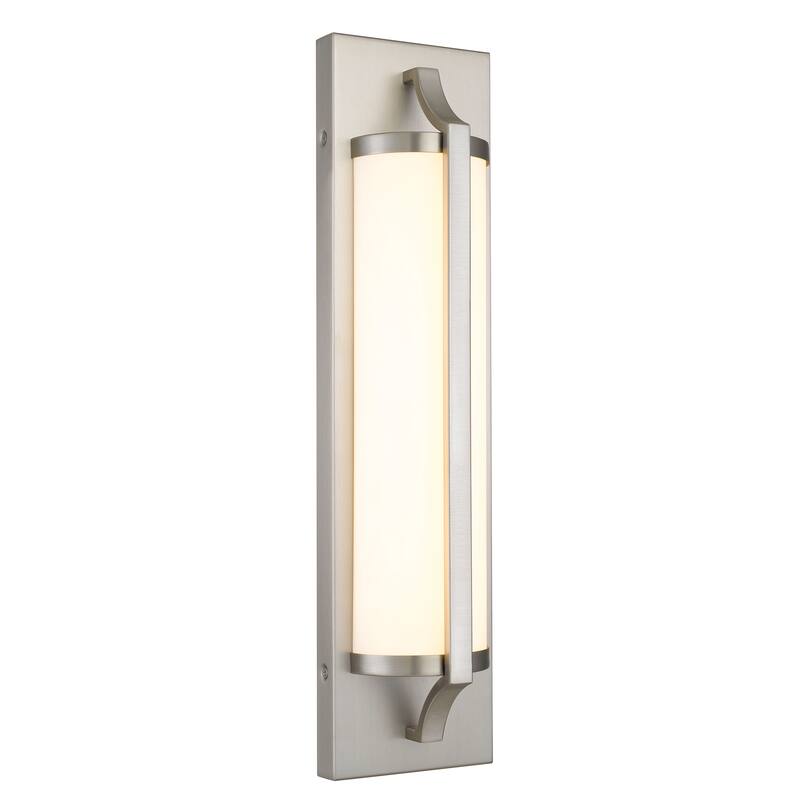 18-Inches Brushed Nickel Integrated LED Modern Contemporary Bathroom Vanity Light Bar - Brushed Nickel