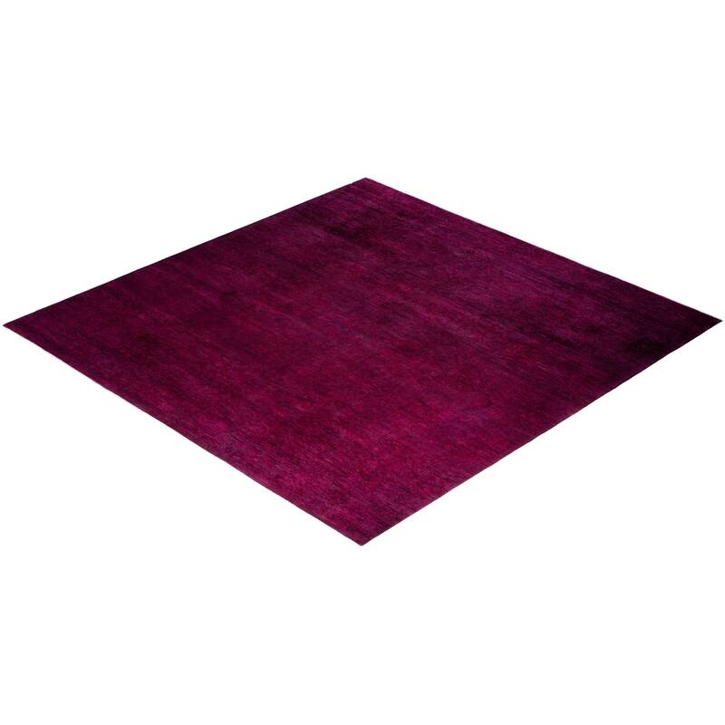 Vibrance One-of-a-Kind Hand-Knotted Area Rug - Red, 9' 3" x 9' 4" - 9' 3" x 9' 4"