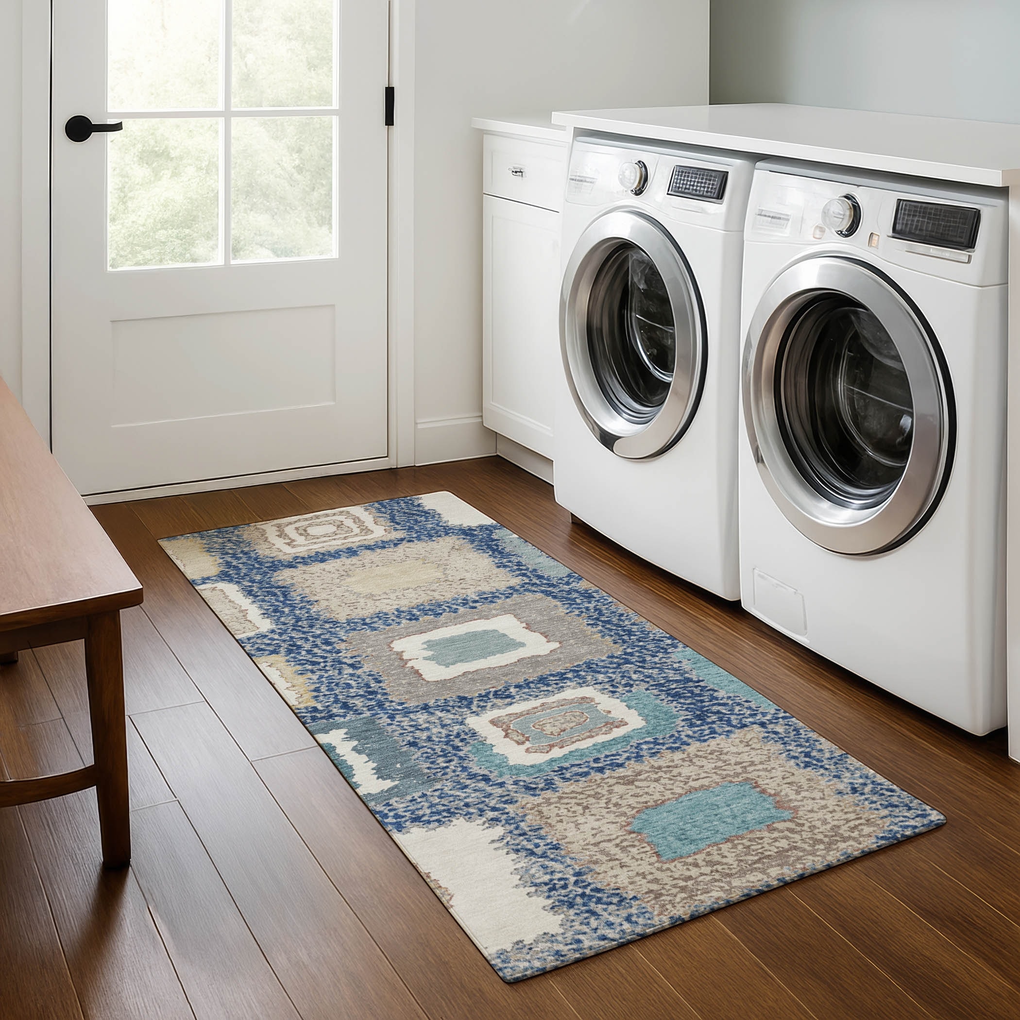 Premium Washable Super Soft Global Diamonds Mayfield Rug