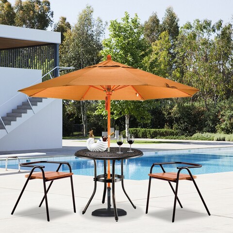 Outdoor Cast Aluminum Round Dining - 31.89*31.89*29.13