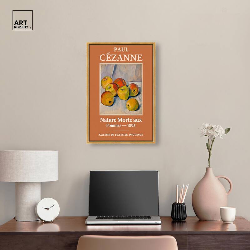 Apples of Cezanne Canvas by Art Remedy
