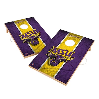 Vintage Minnesota State University Mankato Regulation 2x4 Cornhole Set