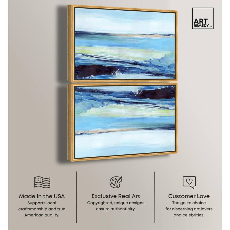 Pulse of the Storm I Canvas by Art Remedy