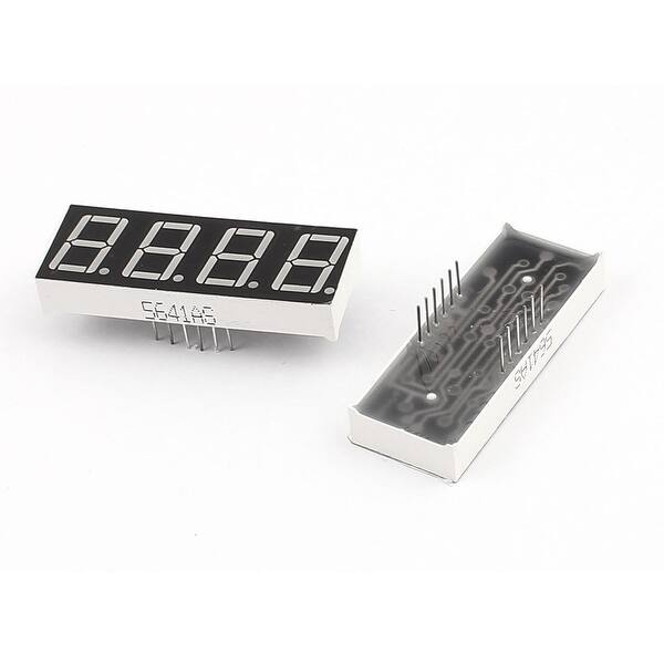 4 Pcs Common Cathode 12 Pin 4 Bit 7 Segment 0.56