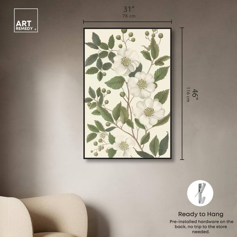 White Cherokee II Canvas by Art Remedy
