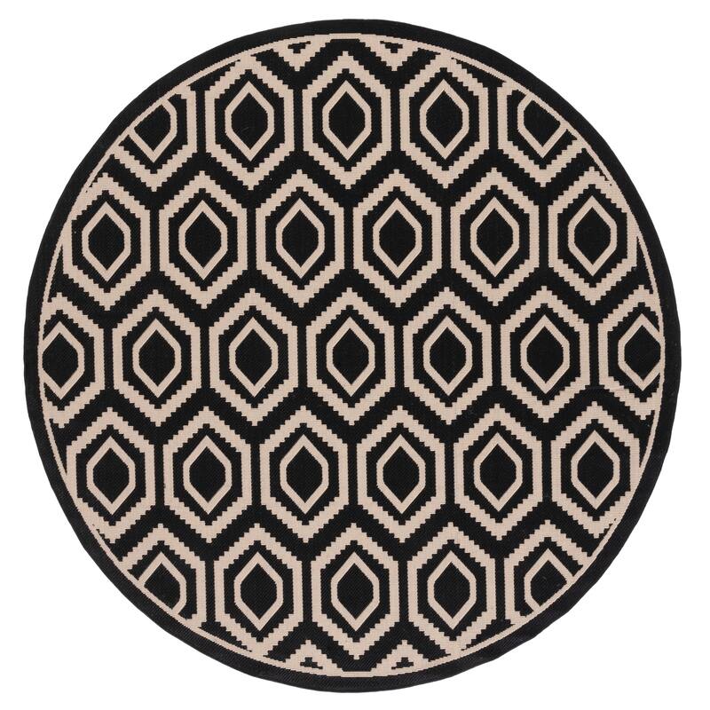 SAFAVIEH Courtyard Carolee Indoor/ Outdoor Patio Backyard Rug