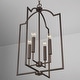 preview thumbnail 8 of 11, Carter 4-light Foyer Pendant