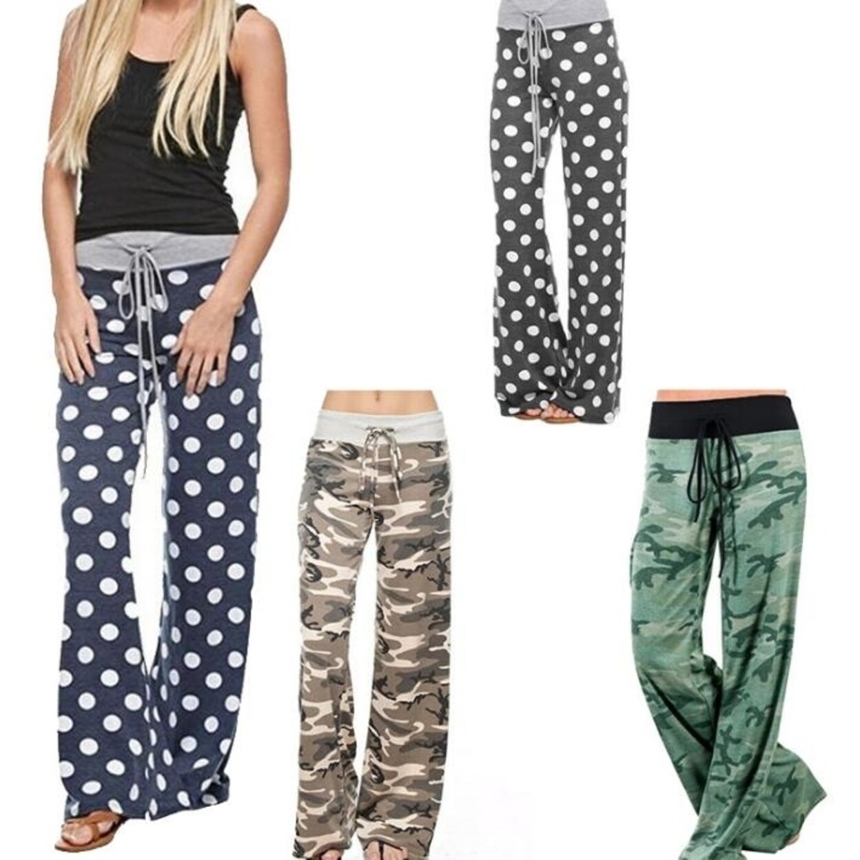 comfy wide leg lounge pants