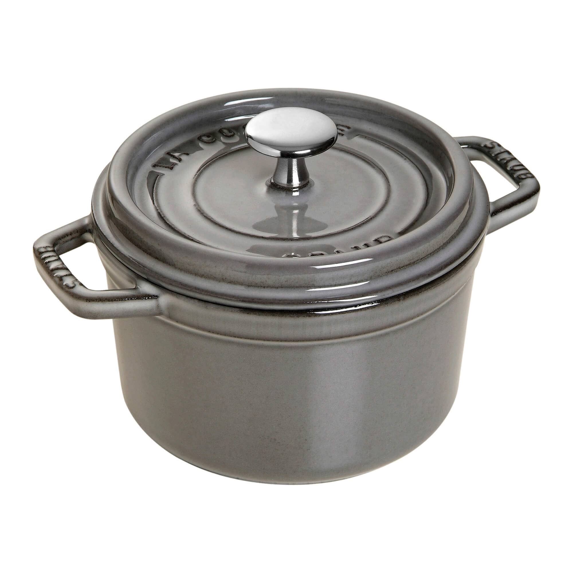 STAUB Cast Iron 0.75-qt Round Cocotte