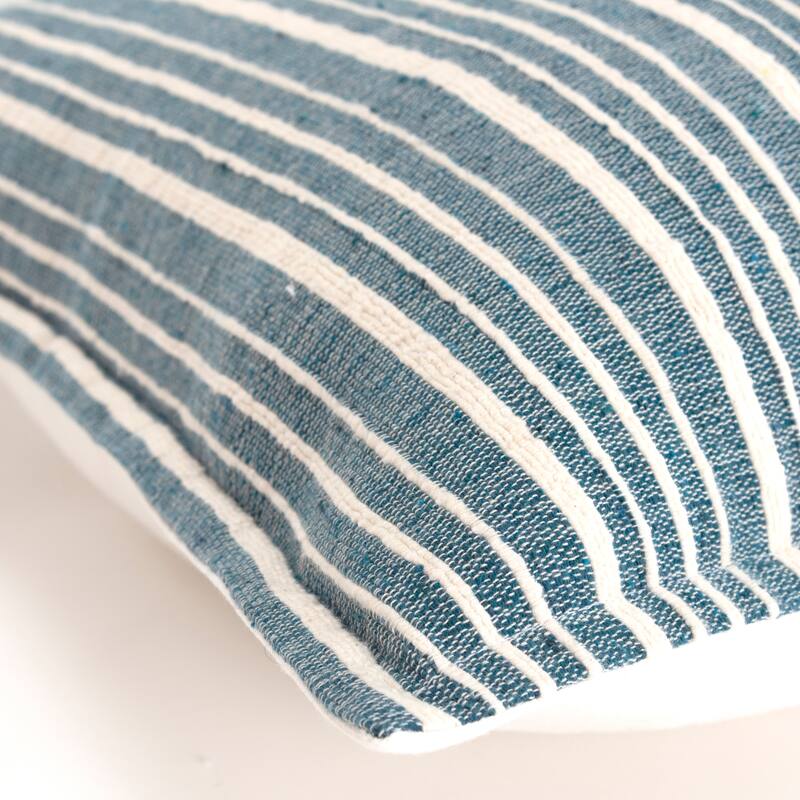 Rizzy Home Woven Stripe Texture Throw Pillow
