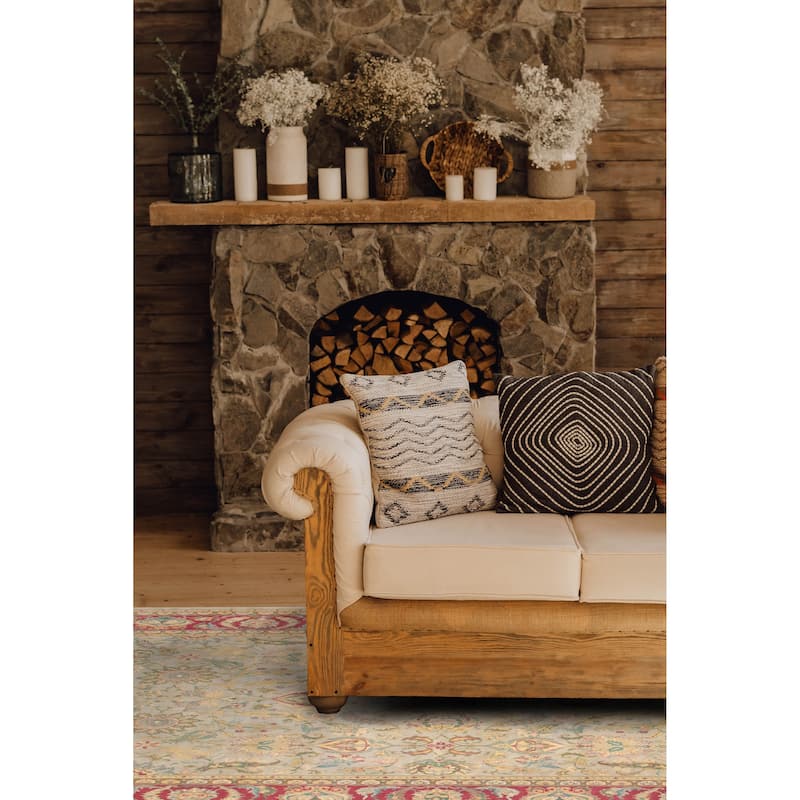 ECARPETGALLERY Hand-knotted Finest Agra Jaipur Grey Wool Rug - 9'0 x 11'1