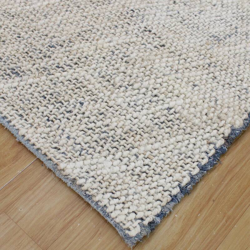Uttermost 71167-6 Hayden 6' x 9' Jute Solid Indoor Rectangular Area - Ivory-Denim