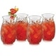 preview thumbnail 7 of 6, Libbey Tiki Pineapple Glasses, 17-ounce, Set of 4 - Set of 4