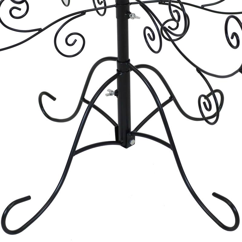Sunnydaze Noelle Metal Christmas Ornament Tree - 60 Inch