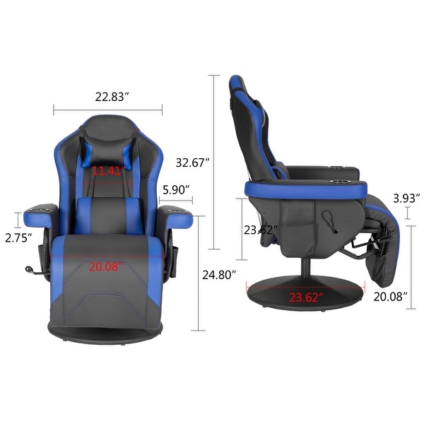 Gaming chair with hotsell massage and bluetooth
