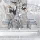 preview thumbnail 10 of 34, Kingston Brass Synchronous Two-Handle 3-Hole Deck Mount Widespread Bathroom Faucet with Brass Pop-Up Drain