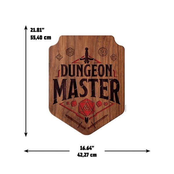 Dungeons and Dragons Dungeon Master Giant Peel and Stick Wall Decal With Alphabet by RoomMates