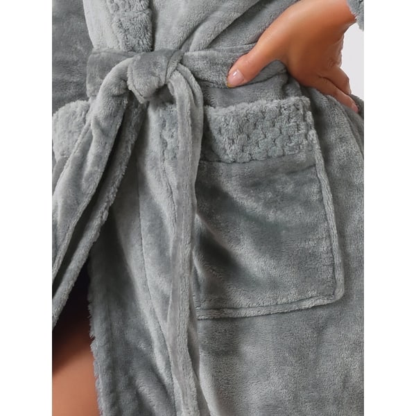 knee length dresses for ladies Women's Godalming Soft Fleece Tie Robe Dressing Gown with Borg Lined H –  Tokyo Laundry