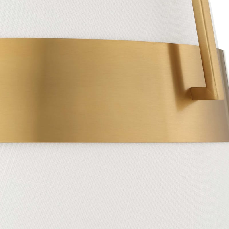 Uttermost Harness 1 Light Shade Pendant - 15"W x 15"D x 23.25"H