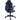 Elama High Back Adjustable Faux Leather Office Chair in Black