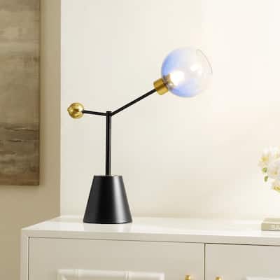 SAFAVIEH Home Lighting Collection Libra 24" Modern & Contemporary Table Lamp - 22" W x 7" D x 24" H