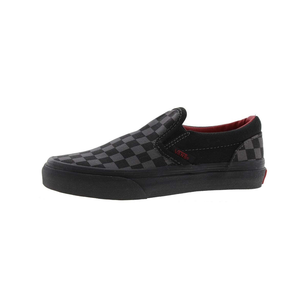Shop Vans Boys Skate Shoes Checkered Slip On Overstock 14770830
