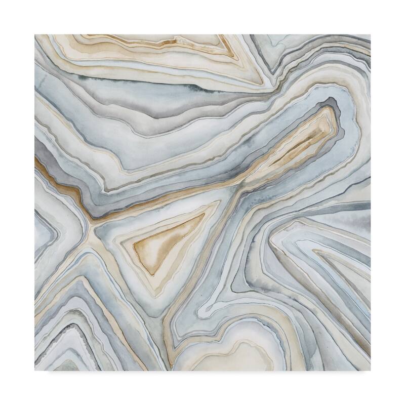 Megan Meagher 'Agate Abstract I' Canvas Art