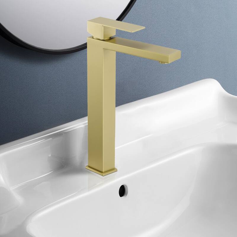 Topcraft Stainless Steel Single Handle Bathroom Sink Faucet