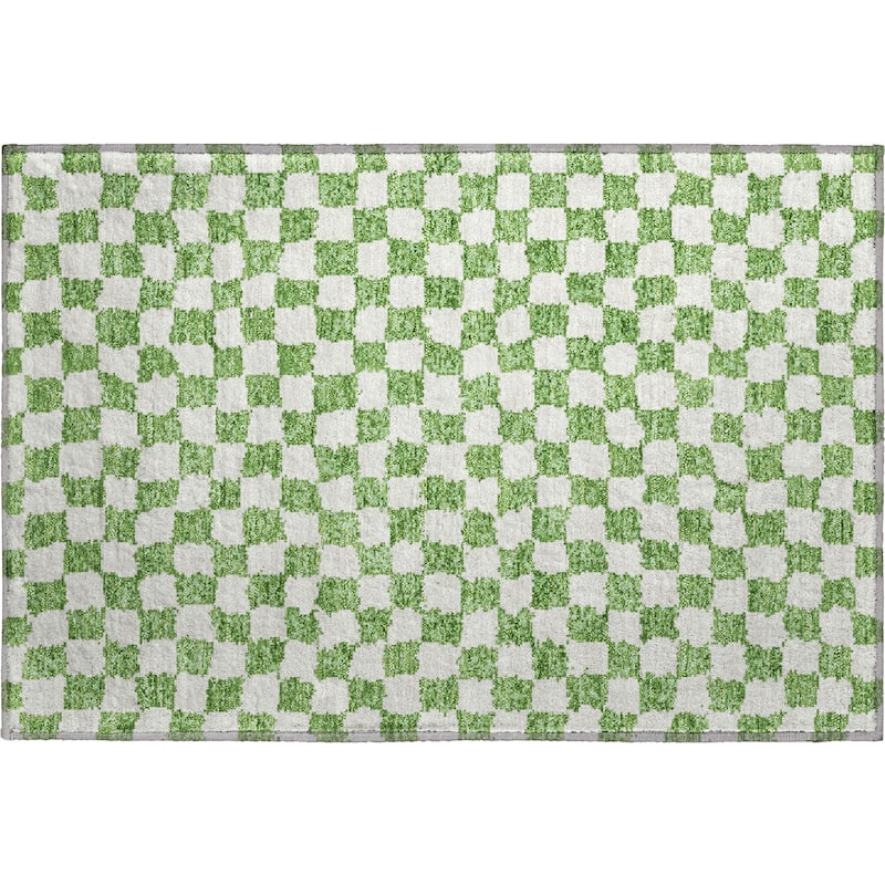 Premium Washable Super Soft Casual Checkered Mayfield Rug