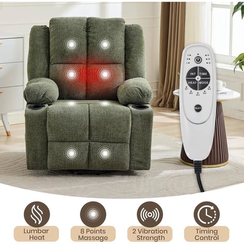 150°Adjustable Lay Flat Power Lift Recliner Sofa Chair for Elderly, Living Room