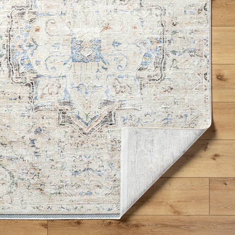 Livabliss Rivaldo Traditional Medallion Area Rug