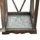 preview thumbnail 49 of 49, Glitzhome 2-Piece Oversize Farmhouse Wood/ Metal Hanging Candle Holders Decorative Lanterns